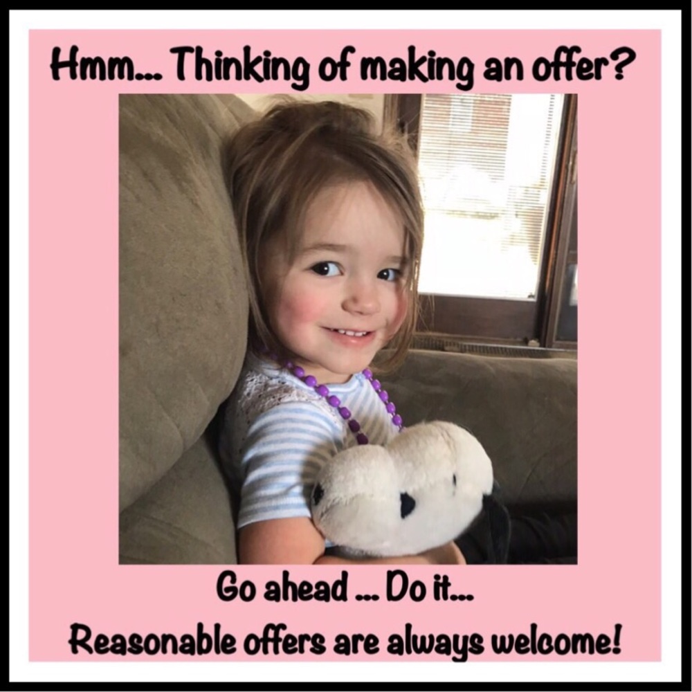 We welcome offers!